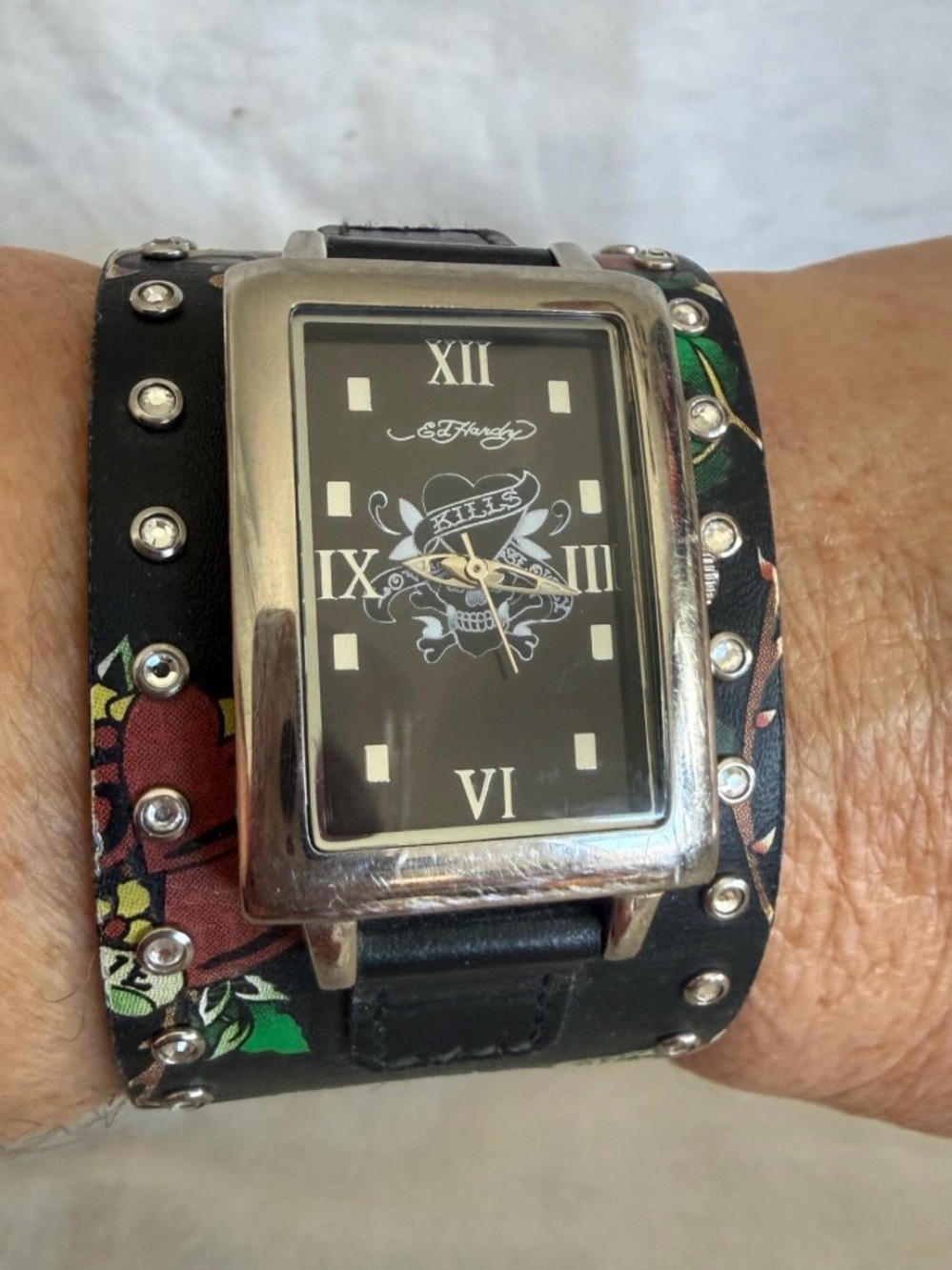 Ed Hardy Ladies' Temptress Love Kills Watch